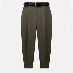 Zara Belted Ankle Pants
